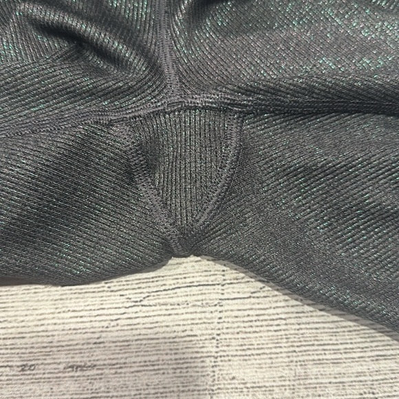 Women’s Alo Yoga Alosoft Ribbed High Waist Shimmer Leggings size L - Picture 11 of 13